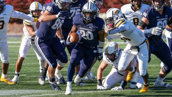 Monmouth RB Jaden Shirden (No. 20)